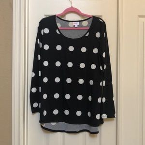 Long sleeve stretchy top. Lularoe Lynnae